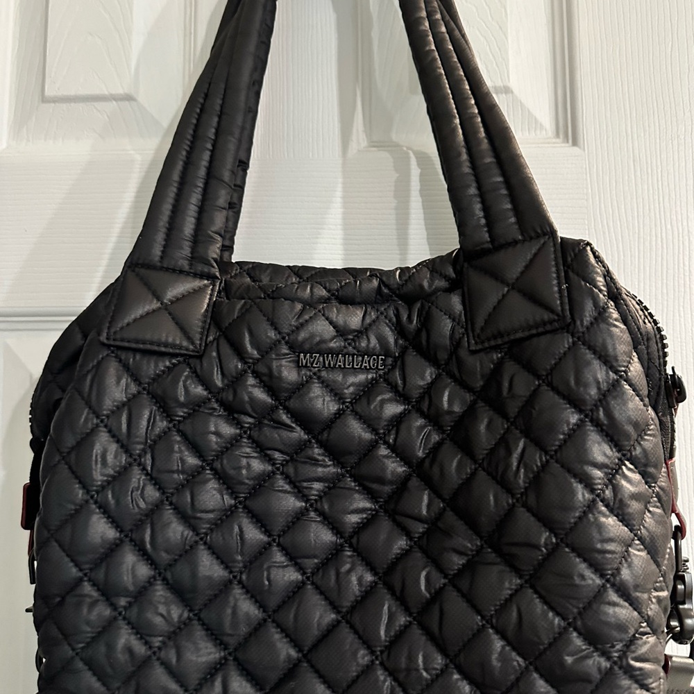 Mzwallace Black Quilted Shoulder Bag - Picture 2 of 5